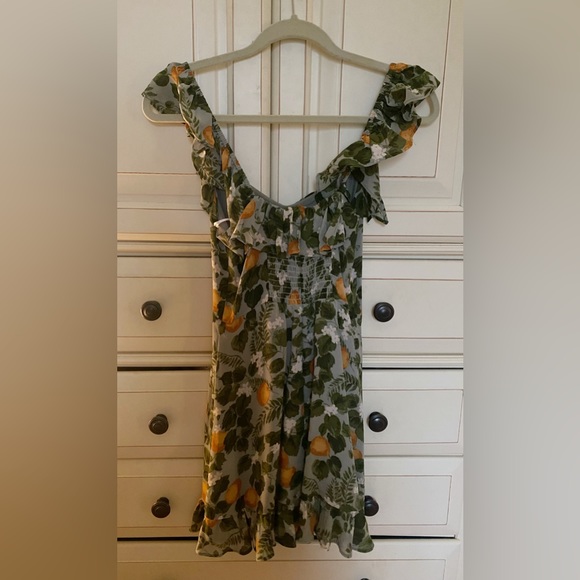 Reformation Paris Embry Mini Dress Orange
Grove - Picture 6 of 6